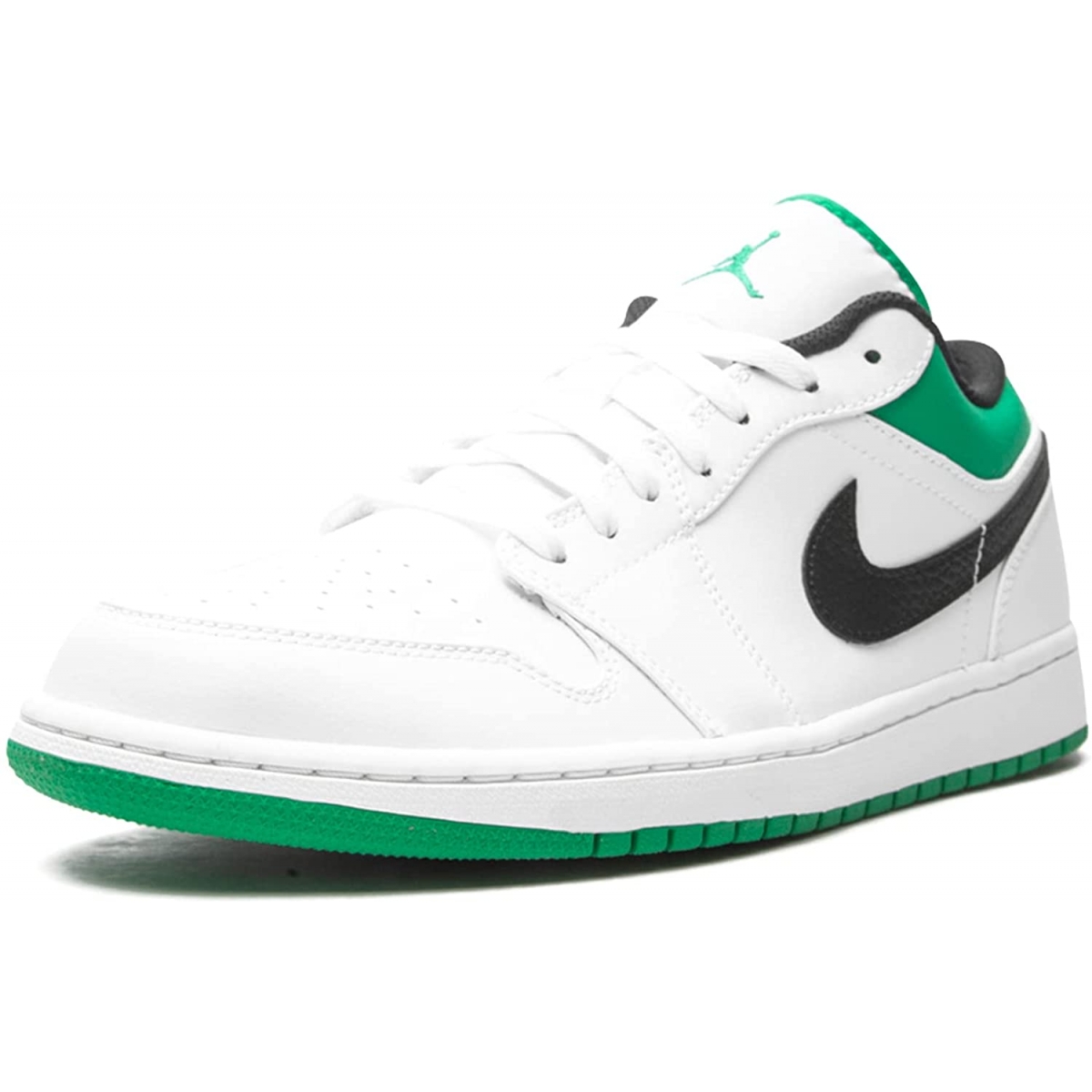 Air Jordan 1 Low White and Lucky Green - Image 4