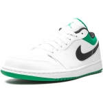 Air Jordan 1 Low White and Lucky Green - Image 4