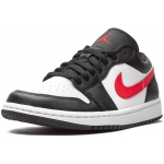 Air Jordan 1 Low Siren Red and Black and White Womens - Image 5