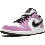 Air Jordan 1 Low SE Violet Shock White Black - Image 4