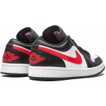 Air Jordan 1 Low Siren Red and Black and White Womens - Image 4
