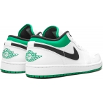 Air Jordan 1 Low White and Lucky Green - Image 3