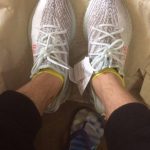 Yeezy 350 Boost V2 Blue Tint photo review