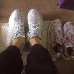 Yeezy 350 Boost V2 Blue Tint photo review