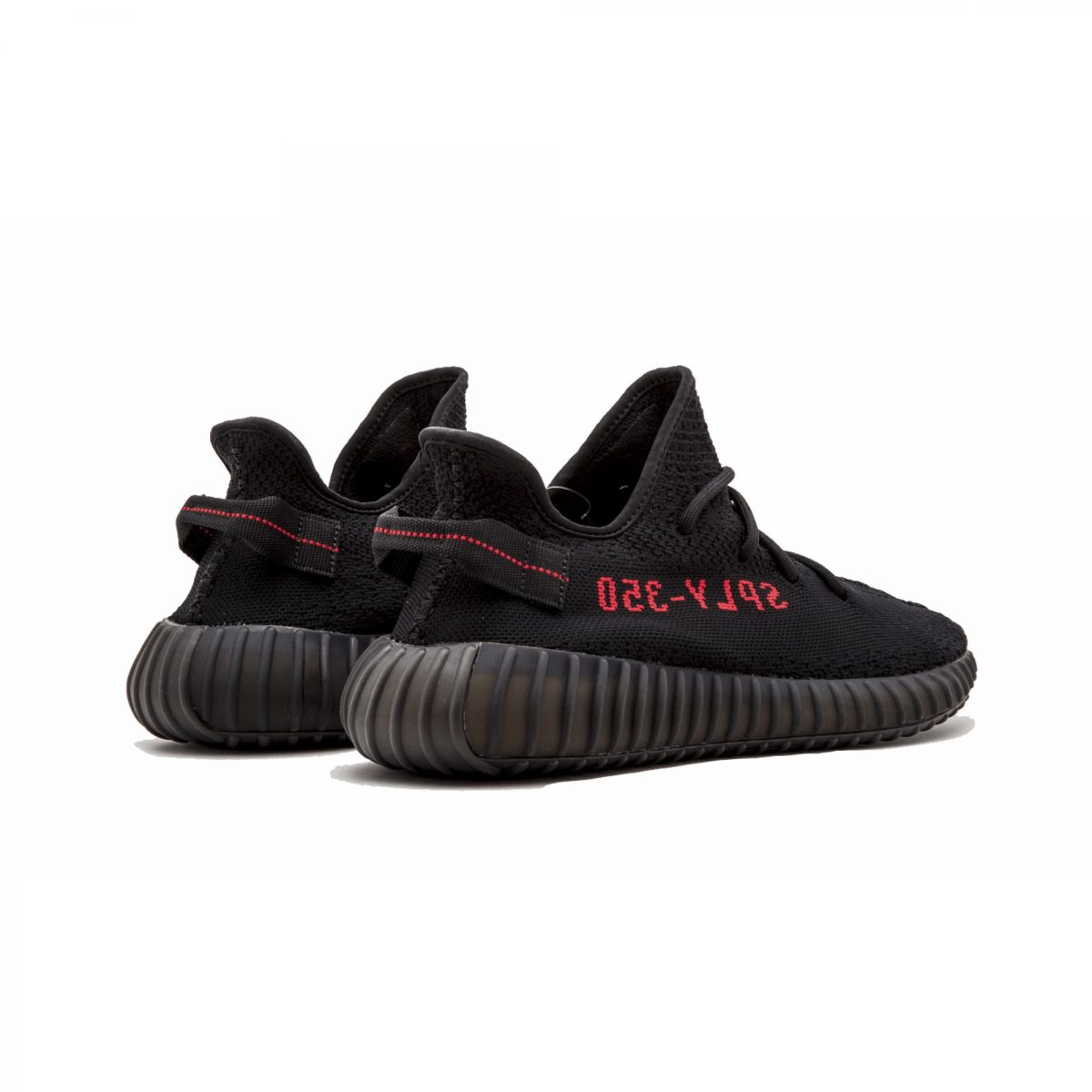 Yeezy 350 Boost V2 Black Red - Image 3
