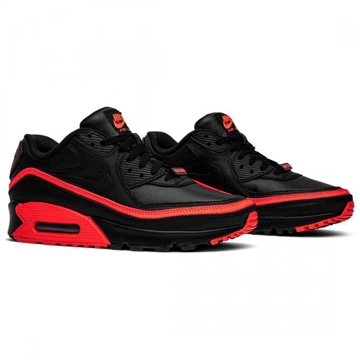 Undefeated x Air Max 90 Black Solar Red – PK-Shoes