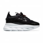 Versace Chain Reaction Suede Trim Black