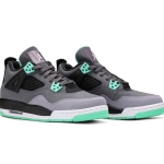 Air Jordan 4 Retro GS Green Glow - Image 3