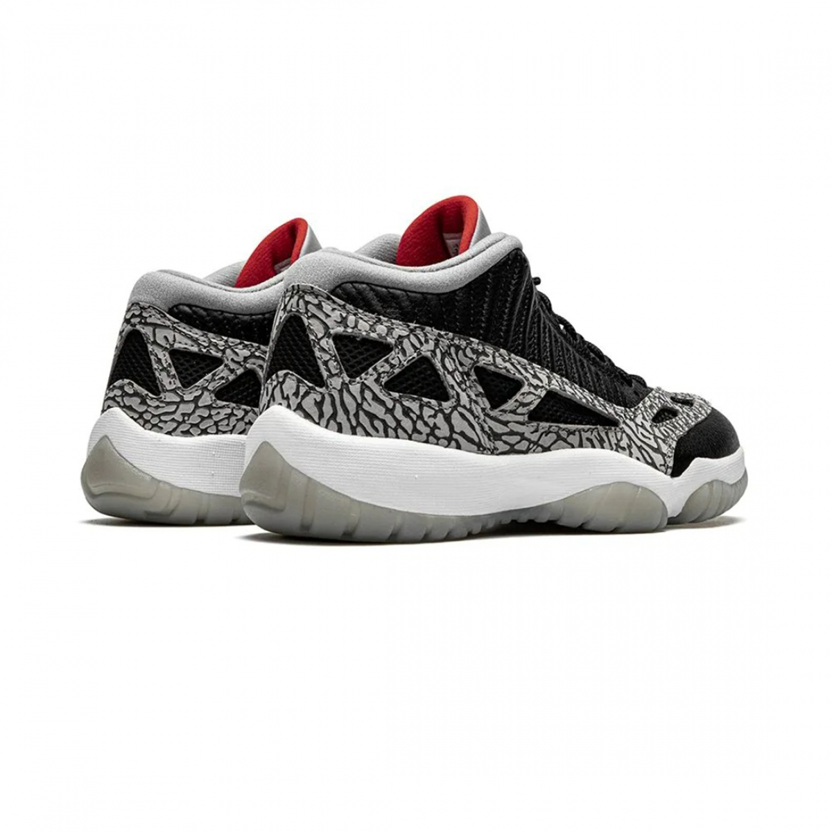 Air Jordan 11 Retro Low IE Black Cement - Image 4