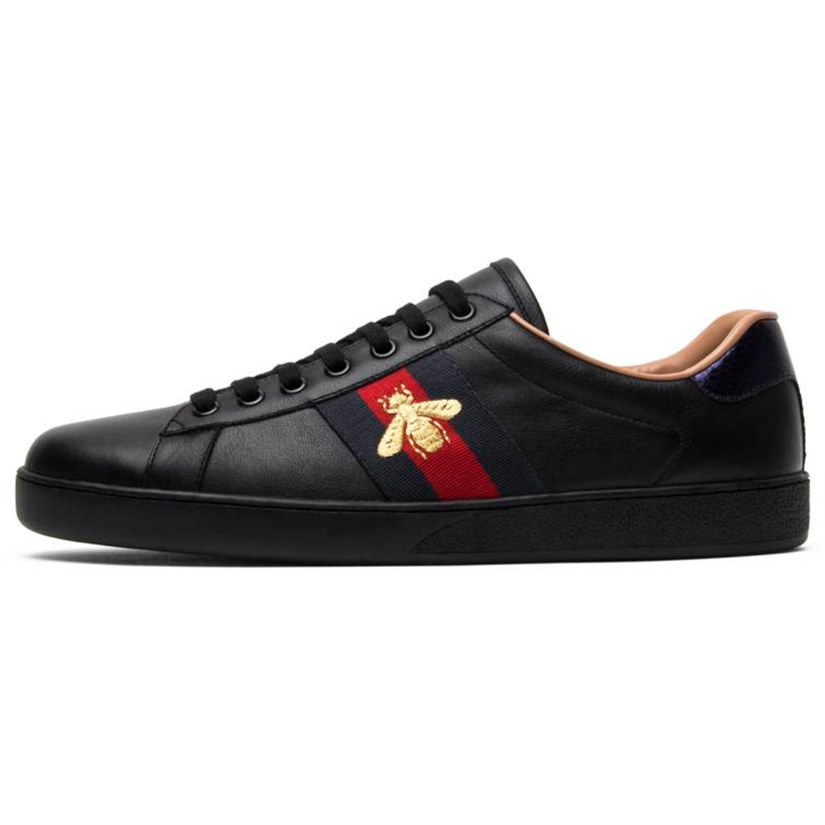 Bull Team up with element Gucci Ace Embroidered Black Bee Sneaker – PK-Shoes