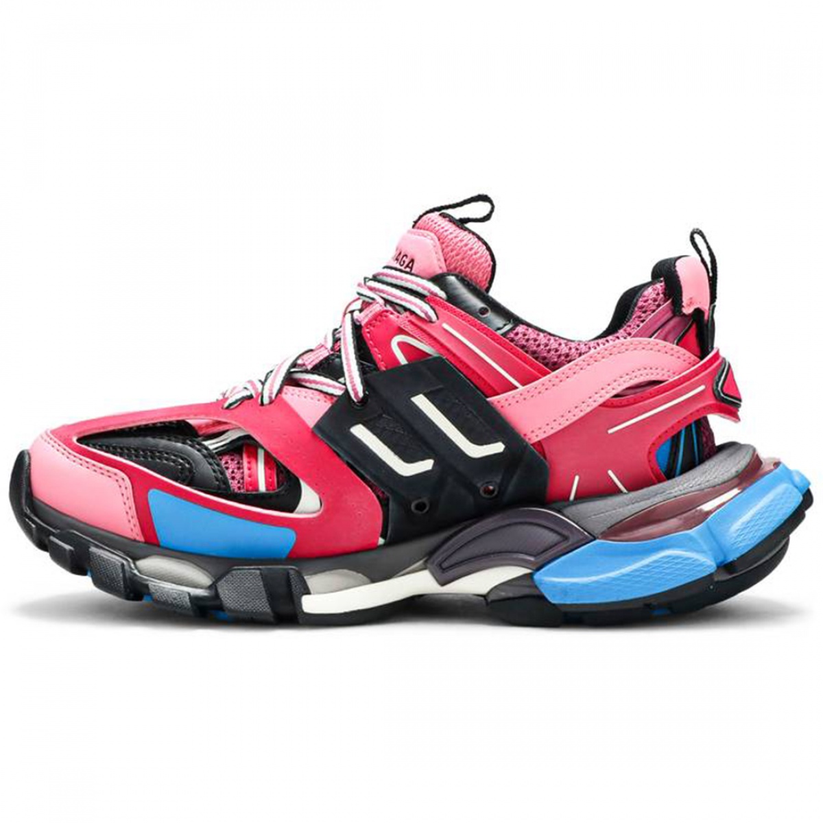pink and blue balenciaga track 2