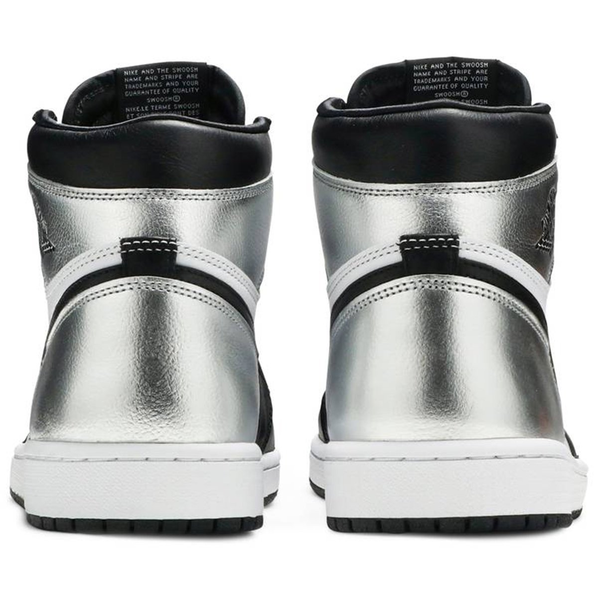 Wmns Air Jordan 1 Retro High OG Silver Toe - Image 4