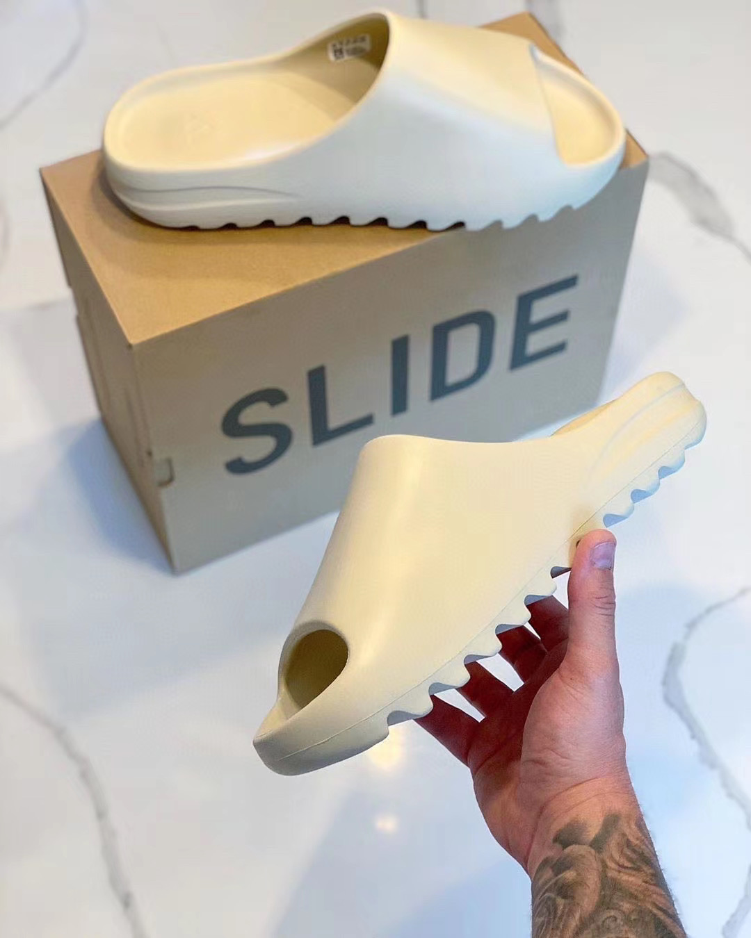 Yeezy Slides Bone photo review