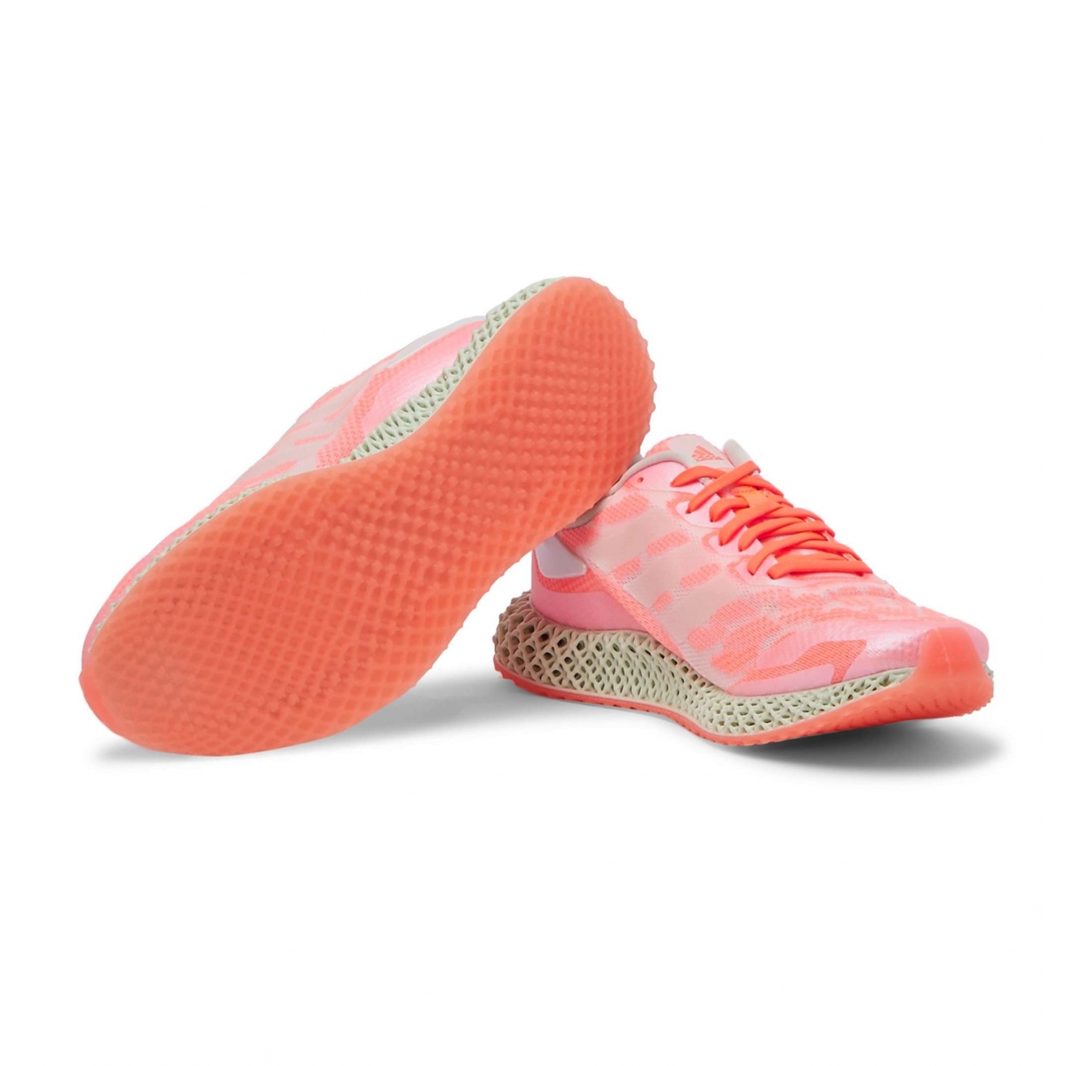 4D Run 1.0 Shoes White Pink - Image 4