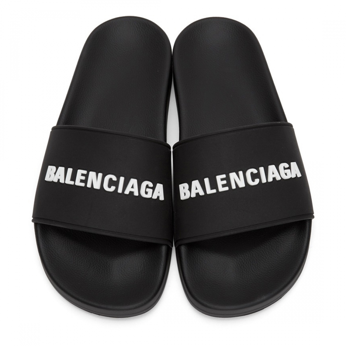 Balenciaga Logo Pool Slide Sandal – PK-Shoes