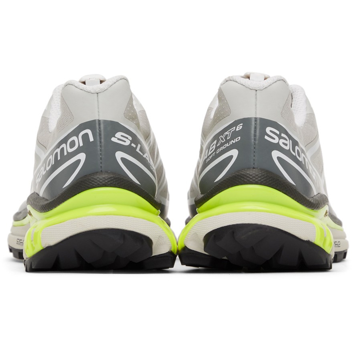 Salomon Taupe and Grey XT6 Advanced Sneakers - Image 5