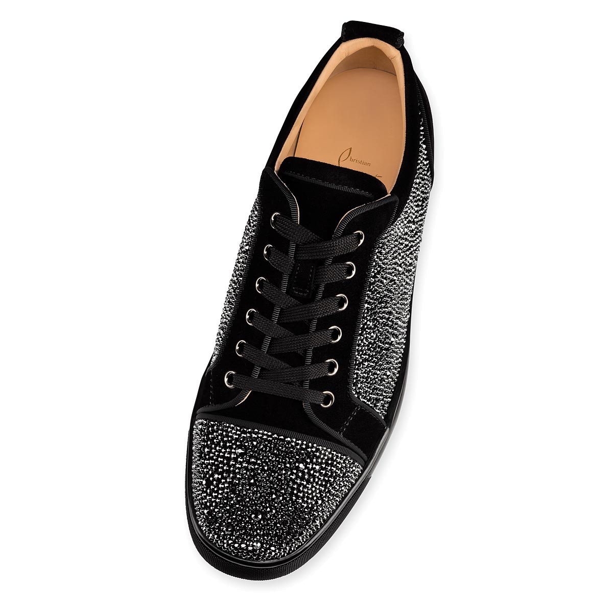 Christian Louboutin Men Louis Junior Strass Flat - Image 11