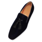 Christian Louboutin Men Officialito Flat Blue - Image 3