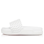 Christian Louboutin Men Pool Fun Flat White