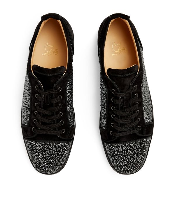 Christian Louboutin Men Louis Junior Strass Flat – PK-Shoes