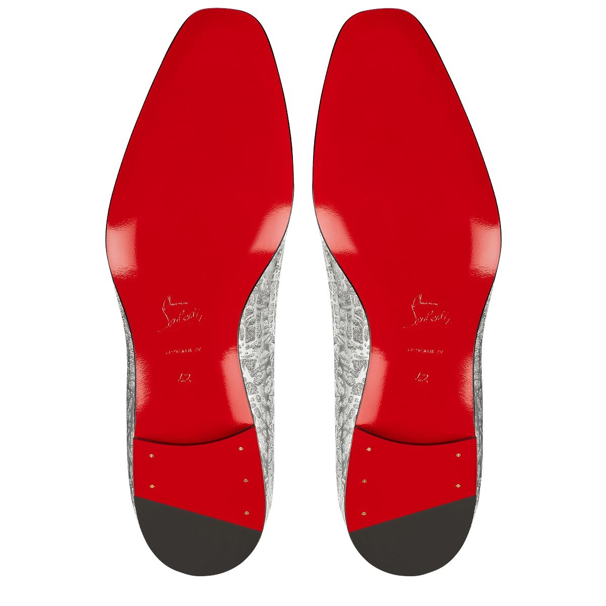 Christian Louboutin Men Dandelion Flat Sliver - Image 5