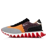 Christian Louboutin Men Loubishark Flat Brown/Grey/Red