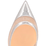 Christian Louboutin Galativi 100 mm Women Heels Black/White - Image 6