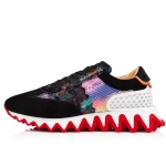 Christian Louboutin Men Loubishark Flat Black/Red - Image 2