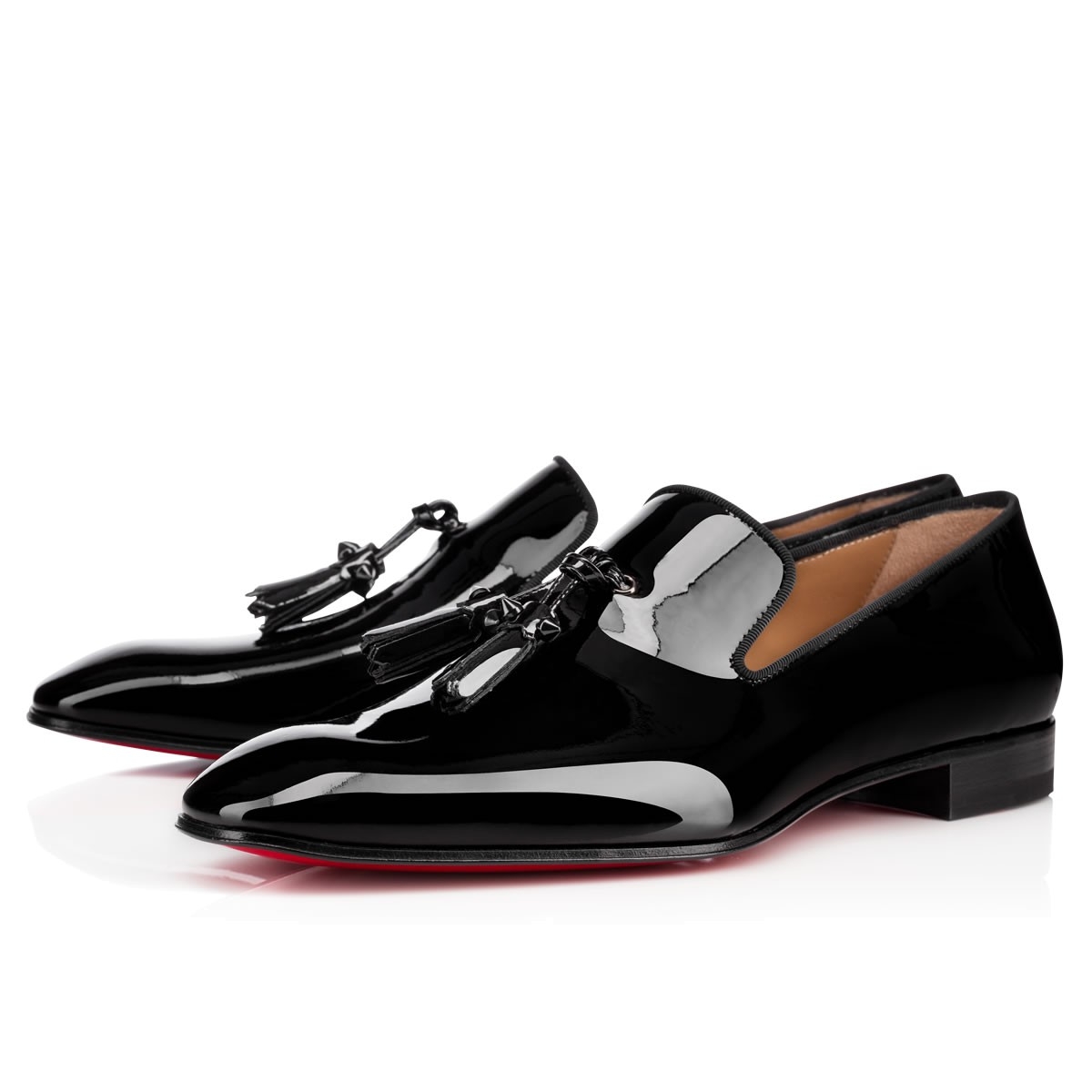 Christian Louboutin Men Dandelion Tassel Gloss Black - Image 2