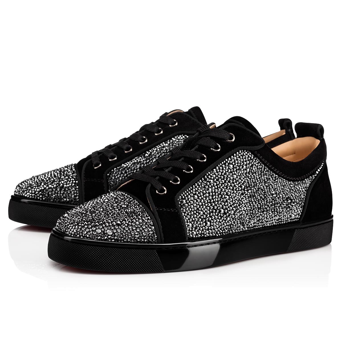 Christian Louboutin Men Louis Junior Strass Flat - Image 6