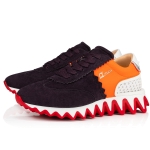 Christian Louboutin Men Loubishark Flat White/Black/Red - Image 5