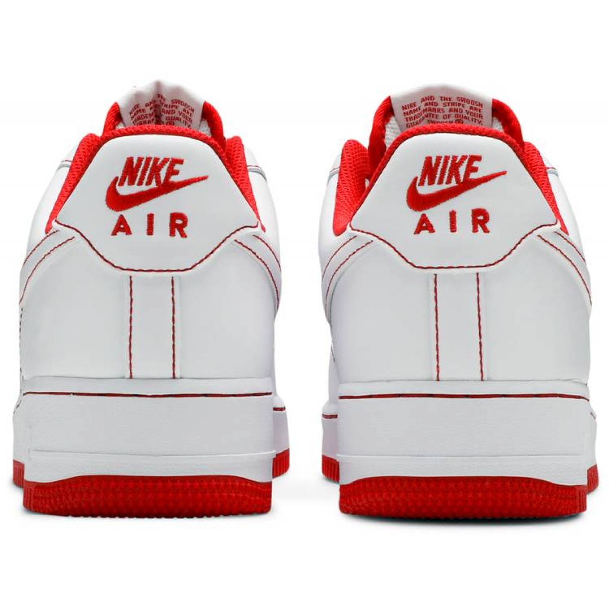 Air Force 1 07 Contrast Stitch White University Red – PK-Shoes