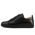 Christian Louboutin Men Louis Junior Mens Black Flat