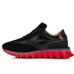 Christian Louboutin Men Loubishark Flat Black/Red