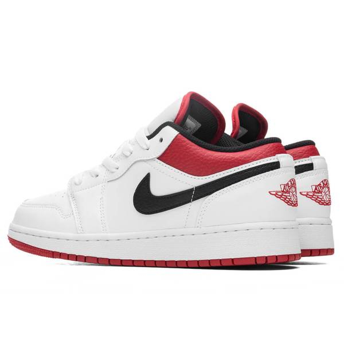 Air Jordan 1 Low GS White and Gym Red â PK-Shoes