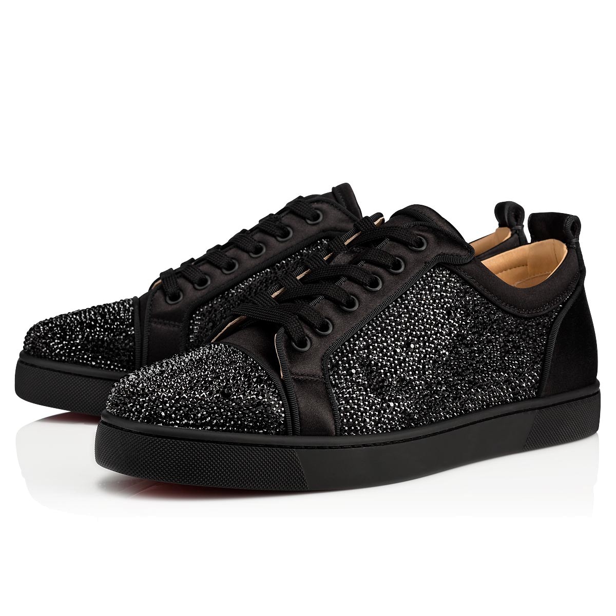 Christian Louboutin Men Louis Junior Strass Flat - Image 8
