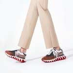 Christian Louboutin Men Loubishark Flat Brown/Grey/Red - Image 11