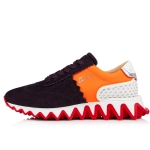 Christian Louboutin Men Loubishark Flat White/Black/Red - Image 2