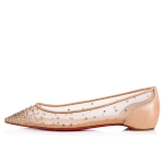 Christian Louboutin Women Follies Strass Flat