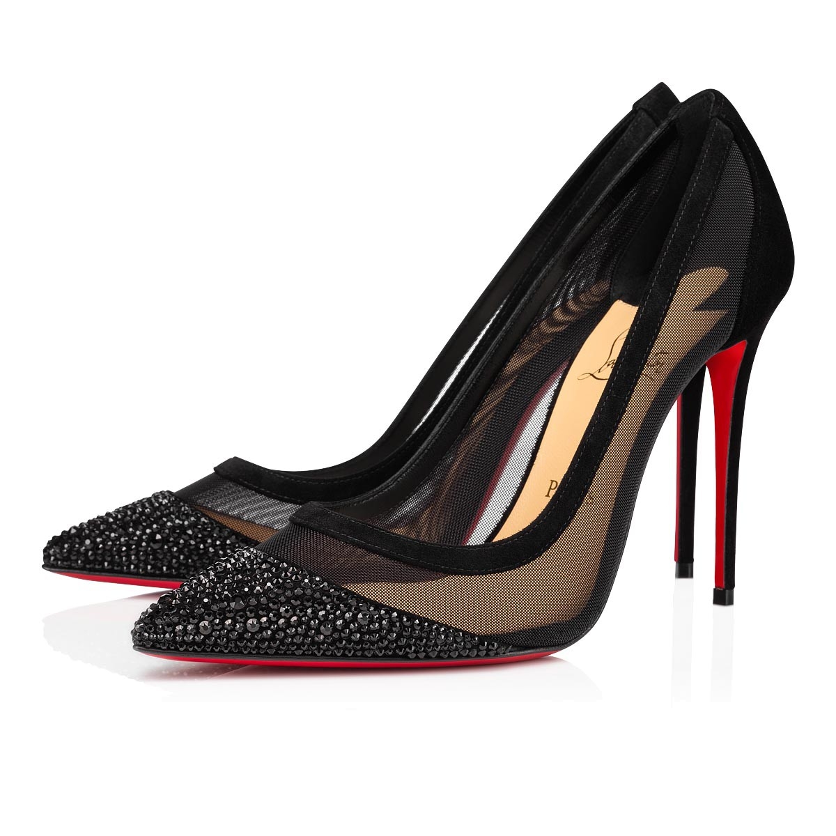Christian Louboutin Galativi P Strass 100 mm Women Heels - Image 4
