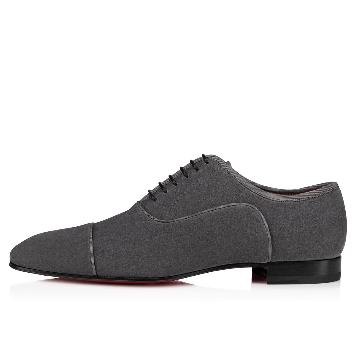 Christian Louboutin Greggo Orlato Velvet Oxford Navy/Grey - Image 2
