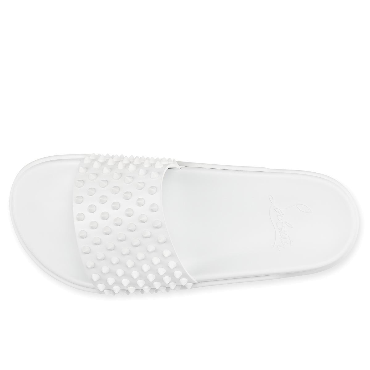 Christian Louboutin Men Pool Fun Flat White - Image 3