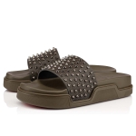Christian Louboutin Men Pool Stud Flat - Image 2