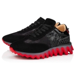 Christian Louboutin Men Loubishark Flat Black/Red - Image 3