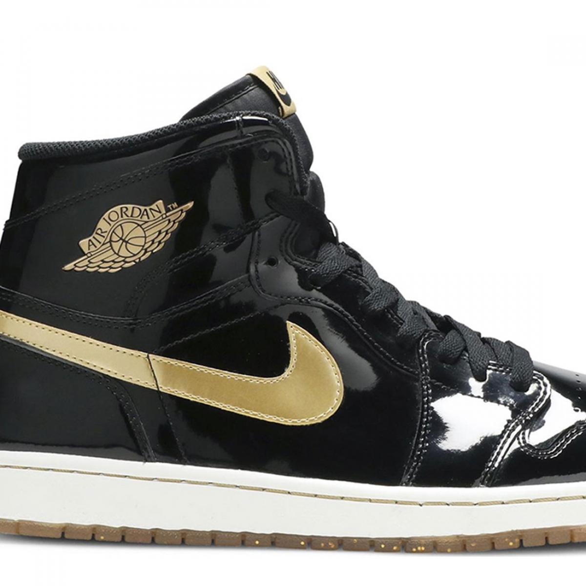 Air Jordan 1 Retro High OG Black Gold PL - Image 3