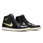 Air Jordan 1 Retro High OG Black Gold PL - Image 4