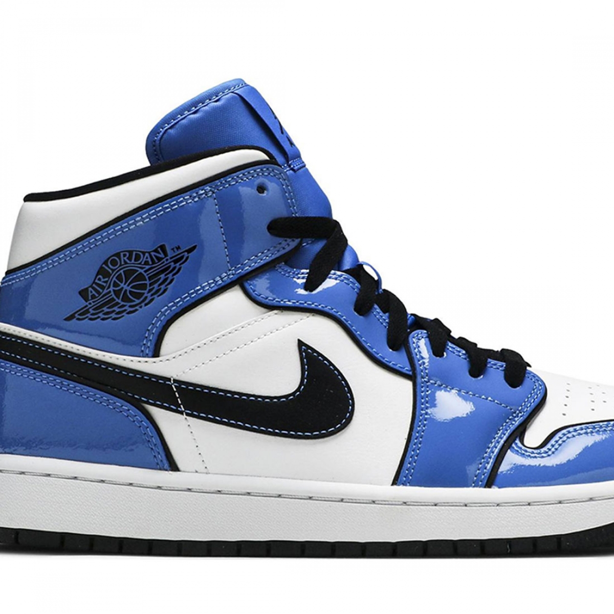 Air Jordan 1 Mid SE Signal Blue - Image 3