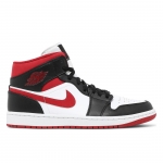 Air Jordan 1 Mid Black Gym Red - Image 2