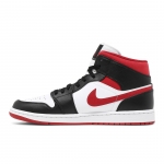Air Jordan 1 Mid Black Gym Red