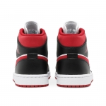 Air Jordan 1 Mid Black Gym Red - Image 4
